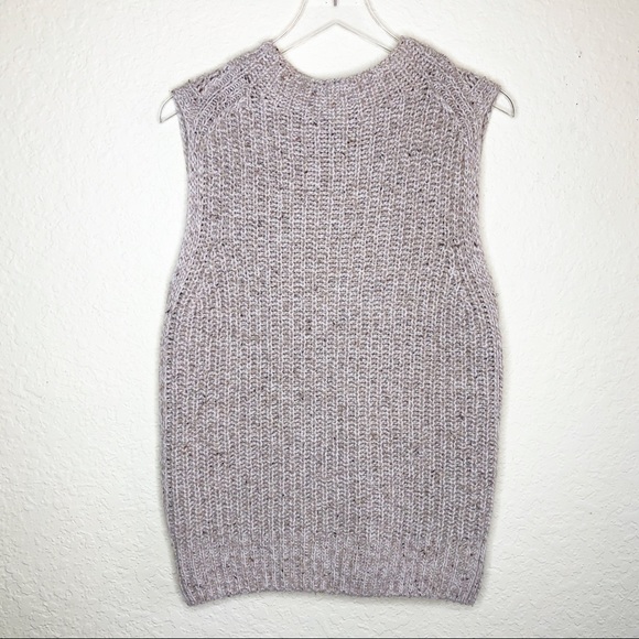 Closed | Tan Side Button Sleeveless Sweater Sz XS - Picture 6 of 6